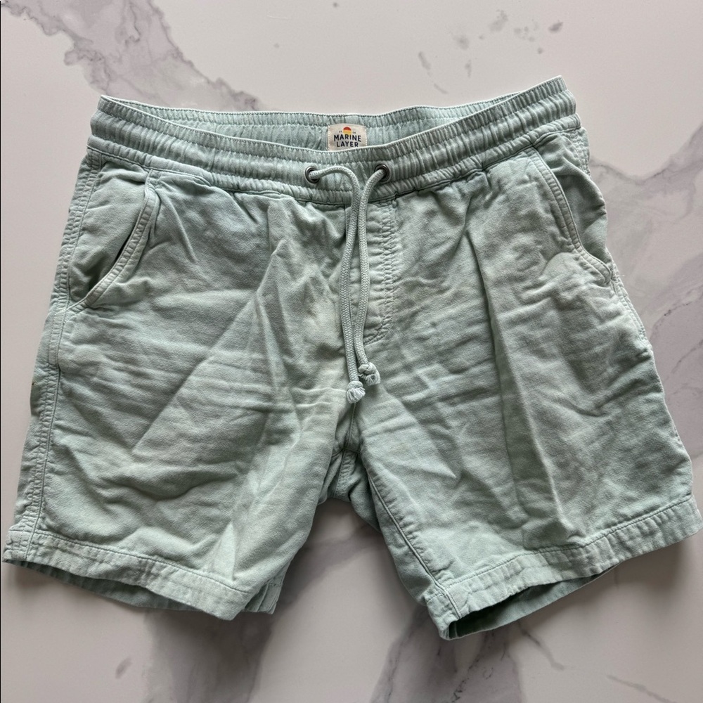 Men’s marine layer cotton shorts